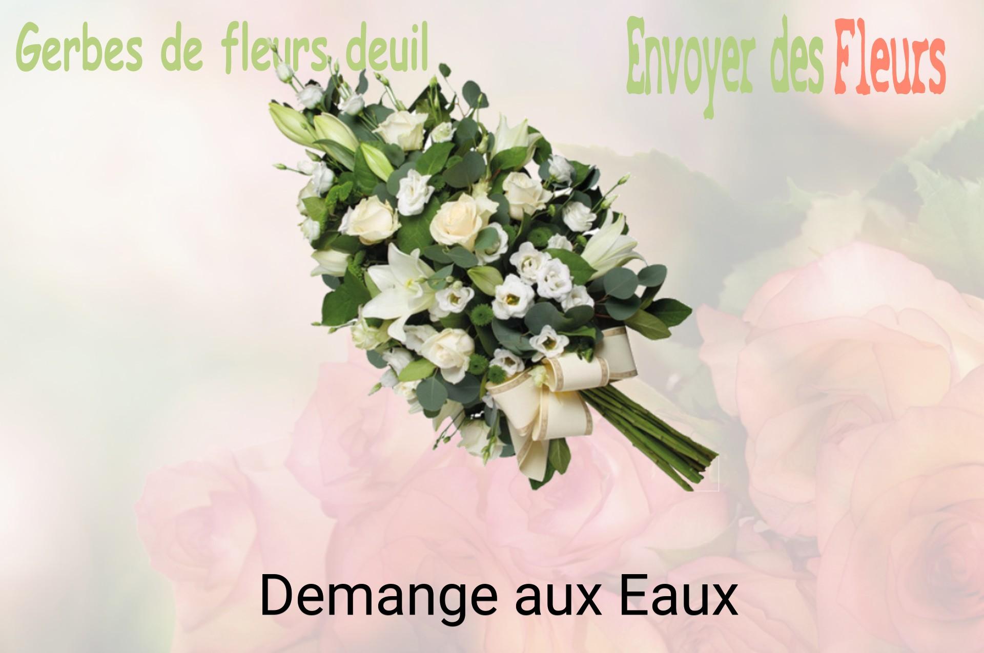 Gerbe de fleurs de deuil livrée à Demange-aux-Eaux